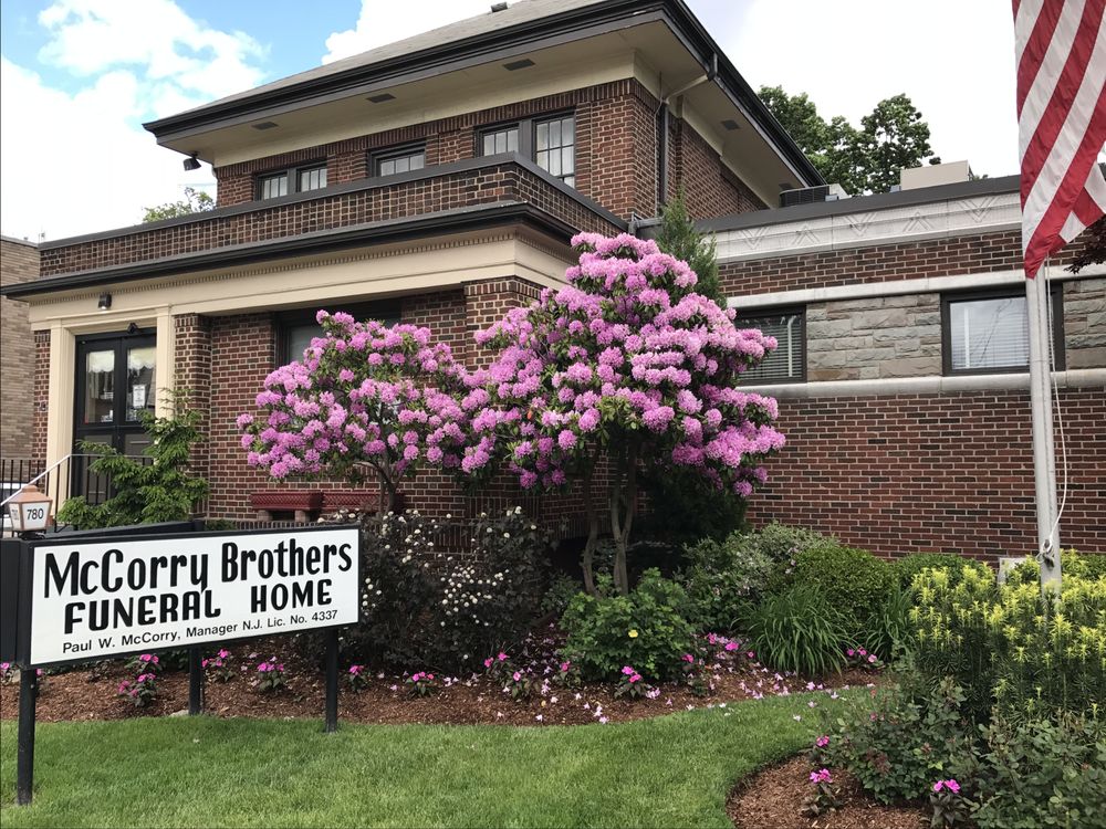 McCorry Brothers Funeral Home building in Cliffside Park, New Jersey