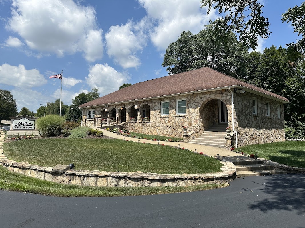 McCulla Funeral Home building in Morgantown, West Virginia