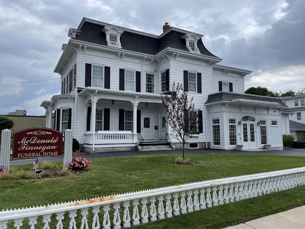 McDonald-Finnegan Funeral Home building in Stoneham, Massachusetts