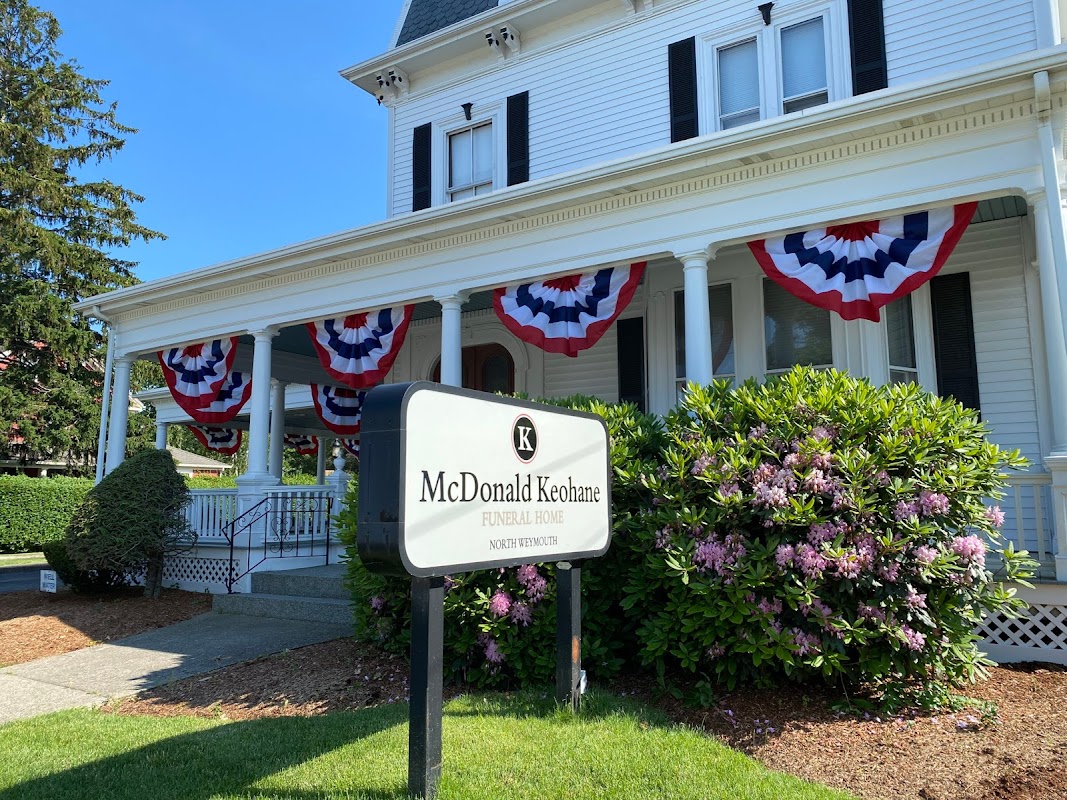 McDonald Keohane Funeral Home building in North Weymouth, Massachusetts