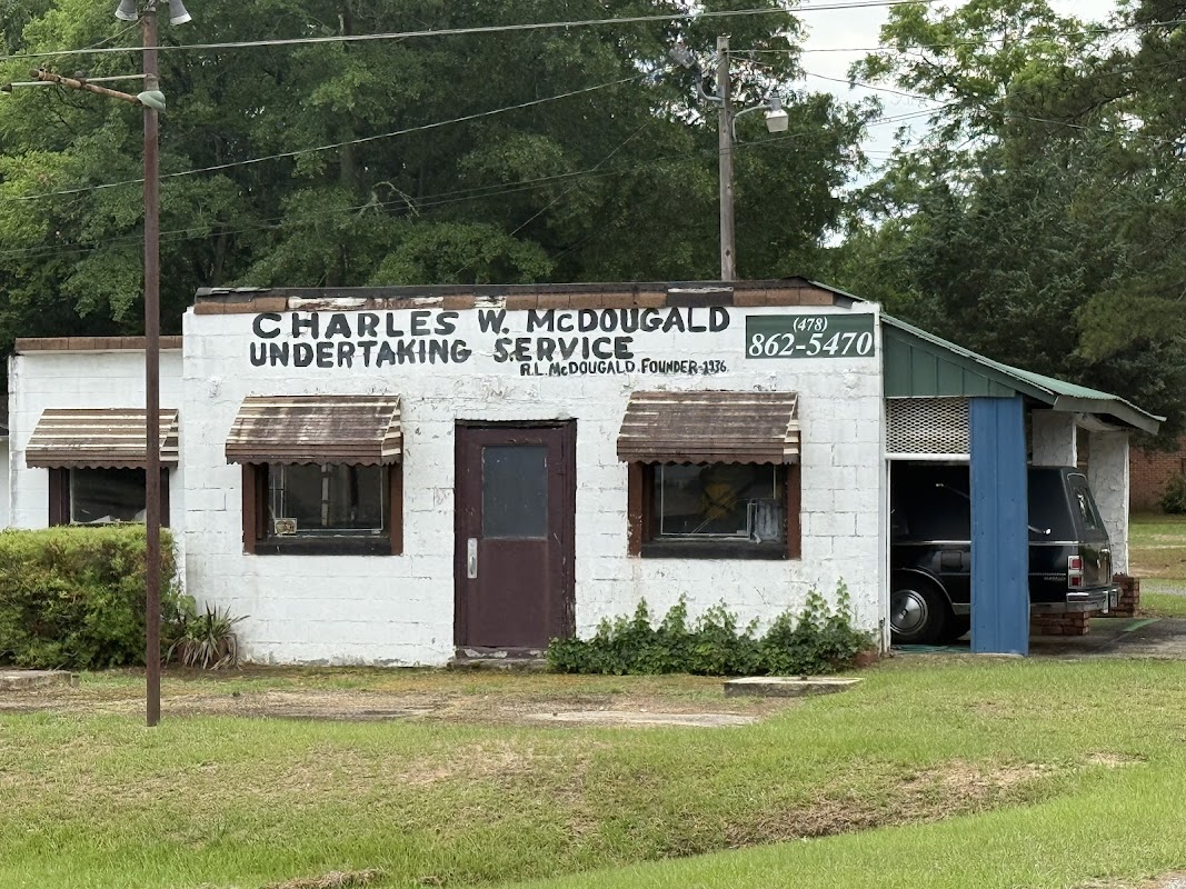 McDougald Funeral Home building in Butler, Georgia
