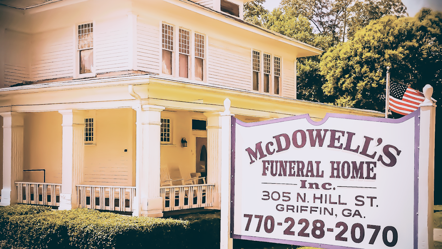 McDowell's Funeral Home building in Griffin, Georgia