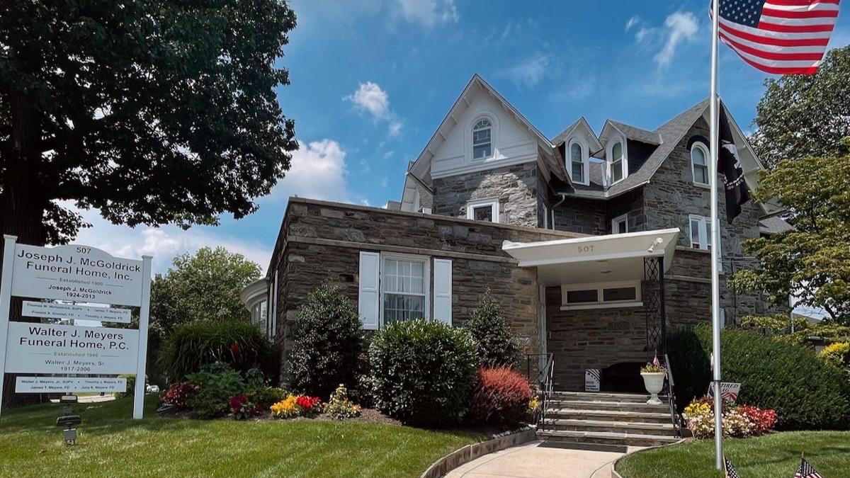 McGoldrick Funeral Home building in Jenkintown, Pennsylvania