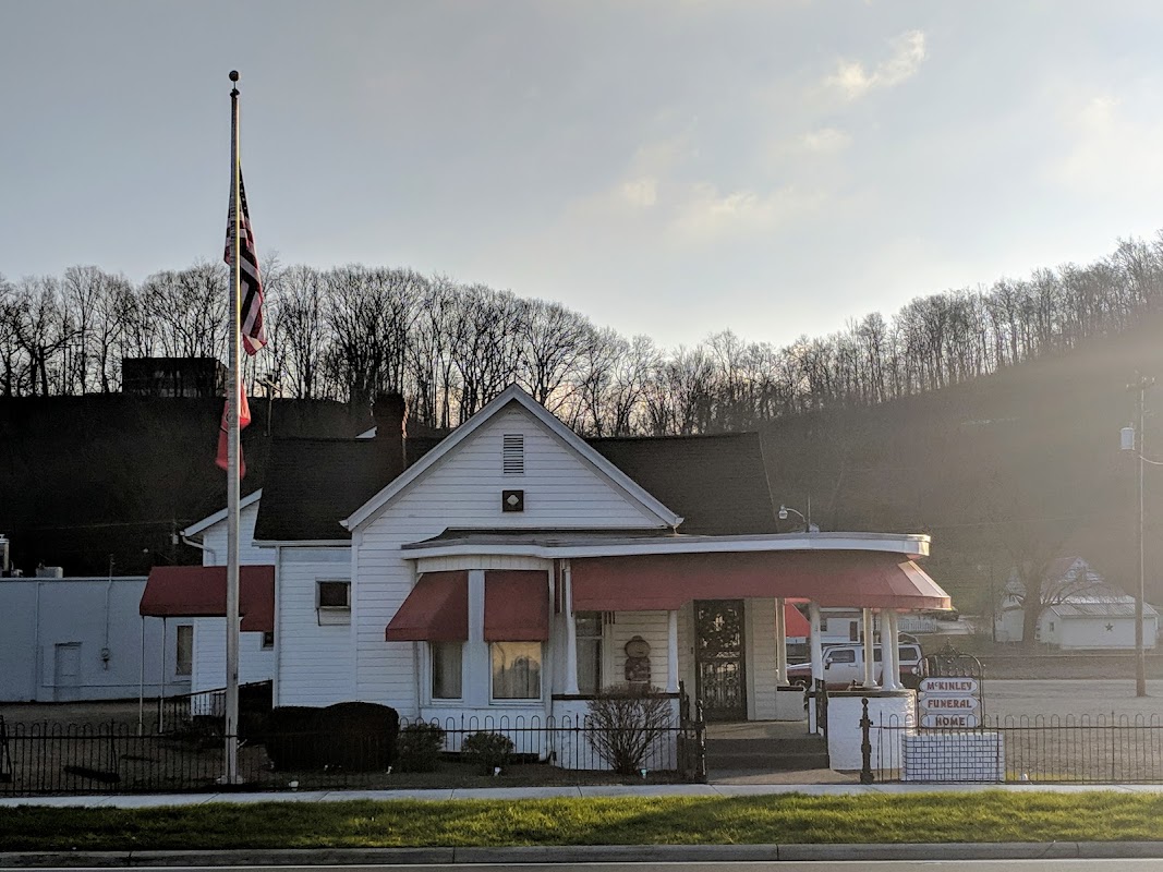 McKinley Funeral Home building in Lucasville, Ohio