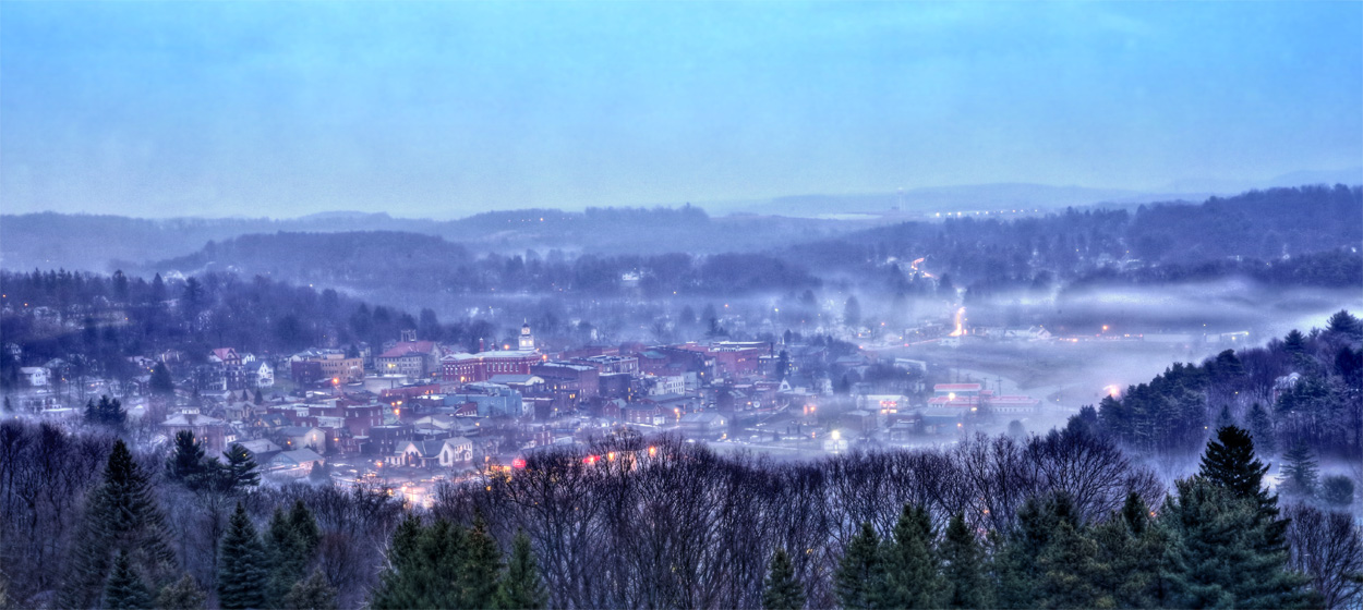 McKinney-d'Argy Funeral Home building in Brookville, Pennsylvania