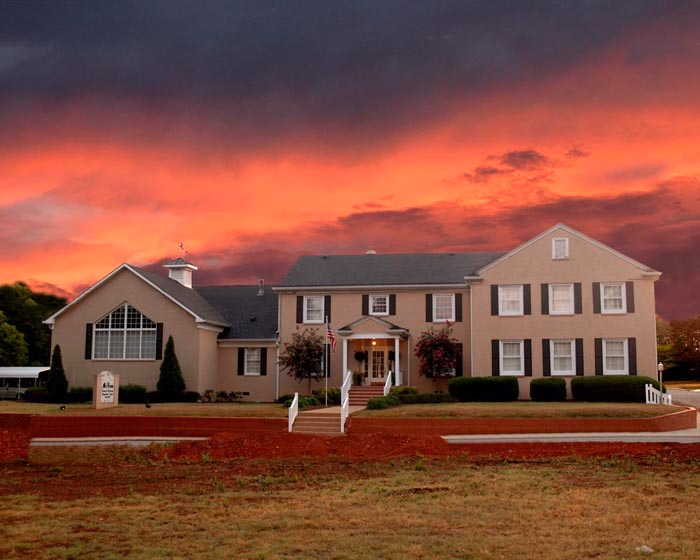 McLean Funeral Directors building in Belmont, North Carolina