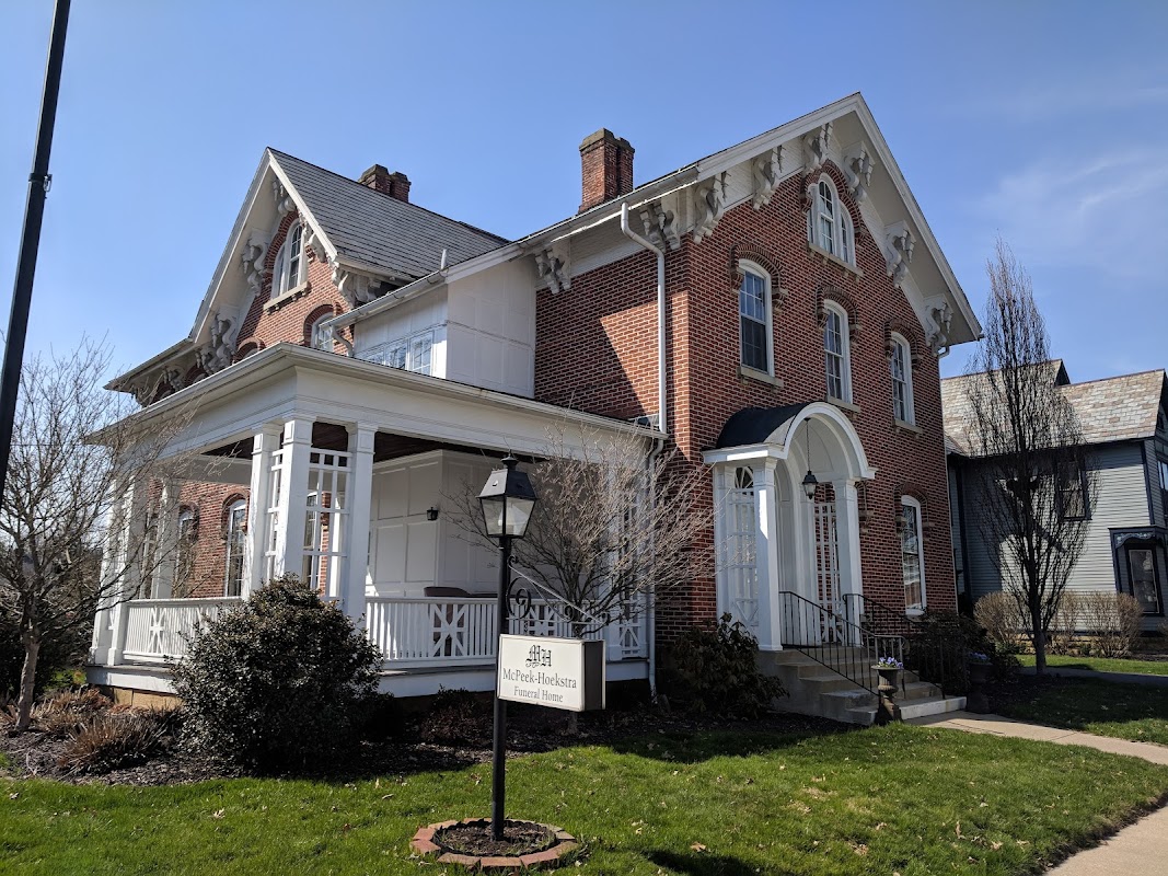 McPeek-Hoekstra Funeral Home building in Granville, Ohio