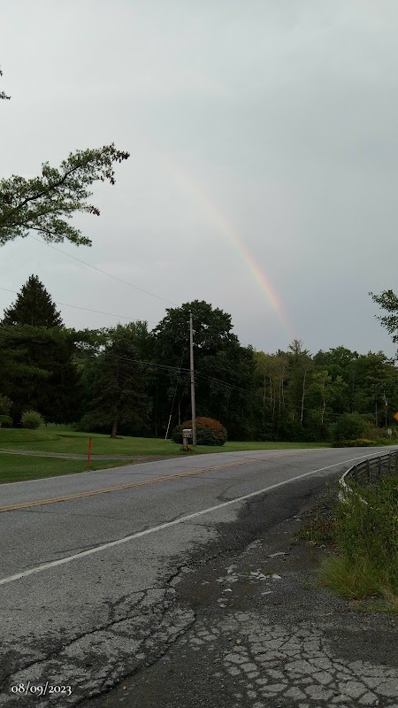 McQuown Funeral Home building in Glasgow, Pennsylvania