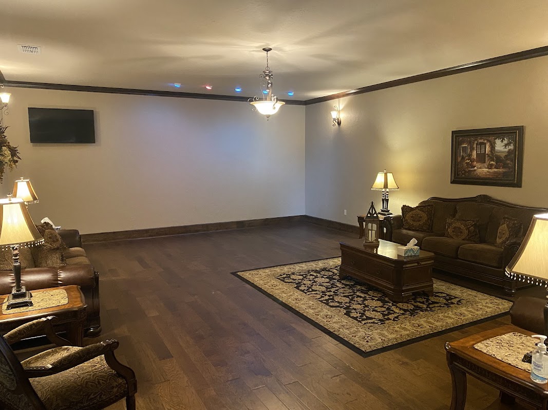 McWhorter Funeral Home building in Gilmer, Texas