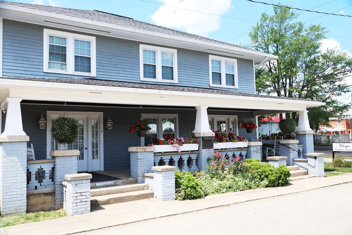 Megie Funeral Home building in Mount Orab, Ohio