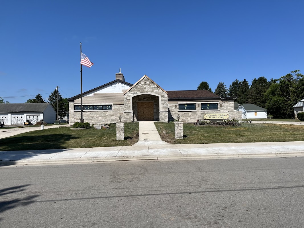 Meiselwitz-Vollstedt Funeral Home building in Kiel, Wisconsin
