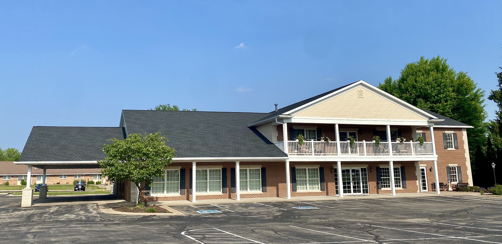 Melby Funeral Home & Crematory building in Platteville, Wisconsin