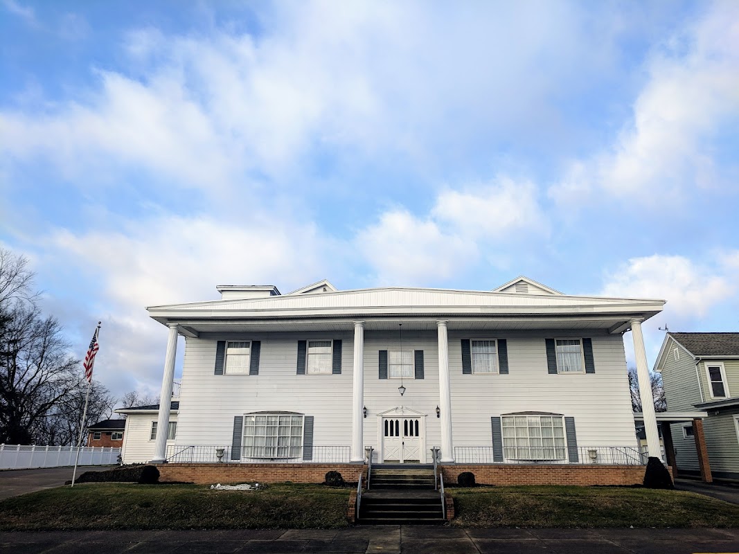 Melcher Funeral Home building in Portsmouth, Ohio