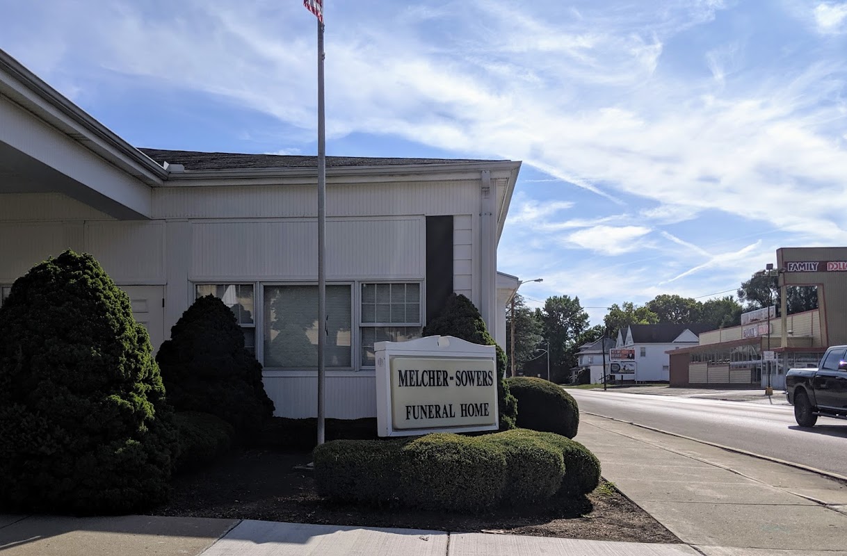 Melcher-Sowers Funeral Home building in Piqua, Ohio