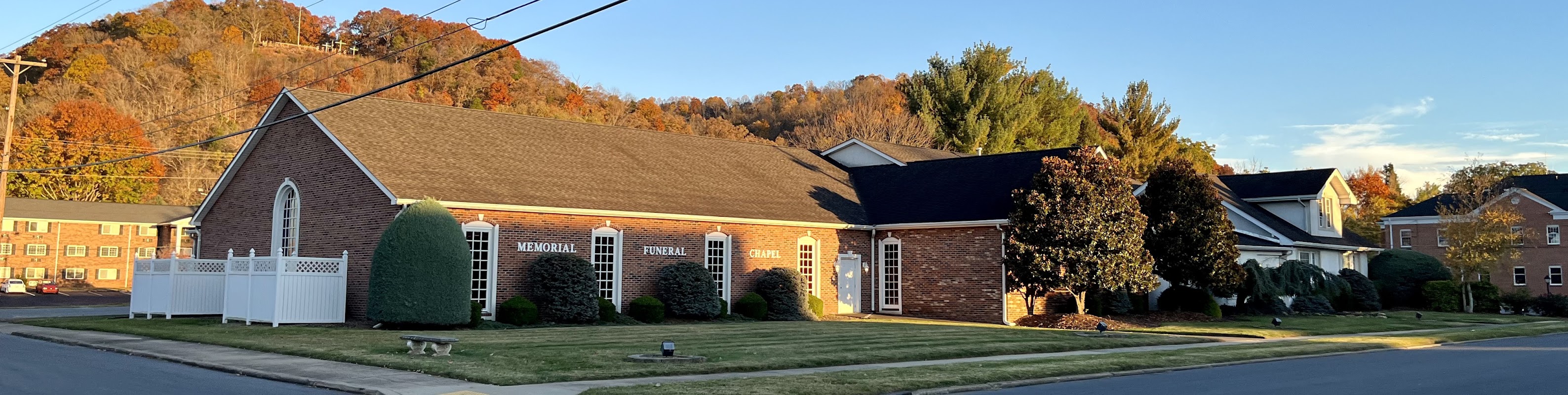 Memorial Funeral Chapel building in Elizabethton, Tennessee