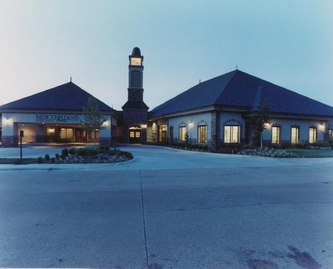 Mercer Adams Funeral Service building in Bethany, Oklahoma