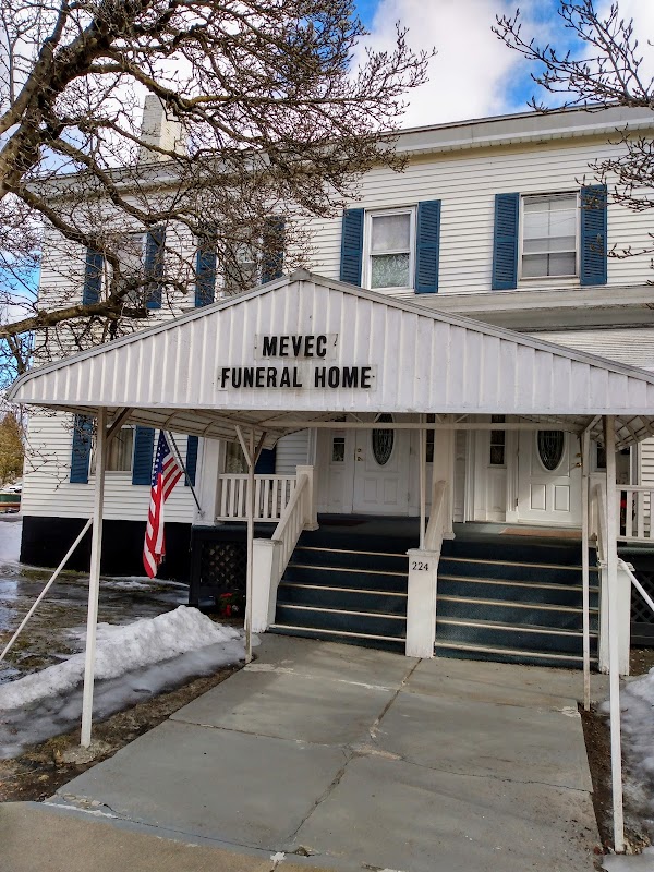 Mevec Funeral Home Inc building in Ballston Spa, New York