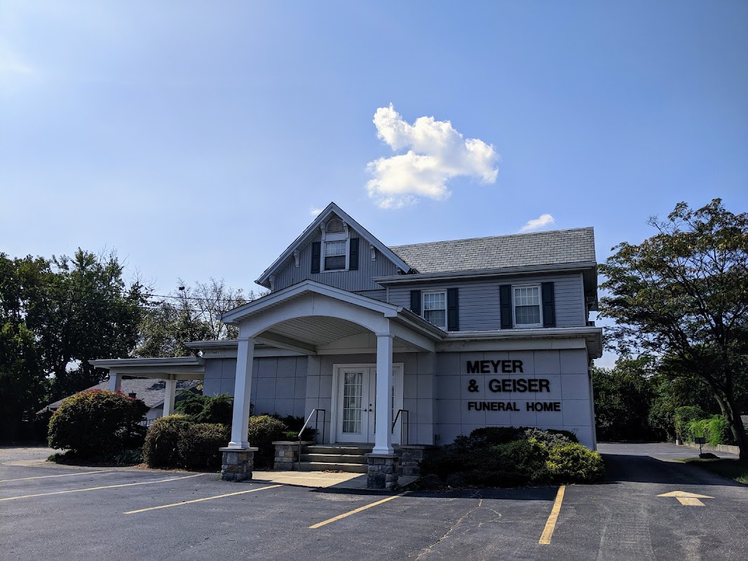 Meyer & Geiser Funeral Home building in Cincinnati, Ohio
