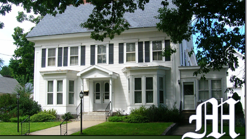 Michaud Funeral Home building in Wilton, New Hampshire