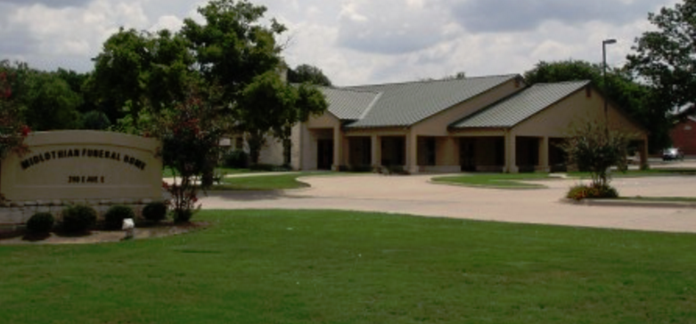 Midlothian Funeral Home building in Midlothian, Texas
