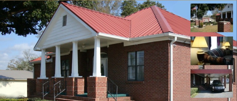 Millender's Funeral Home building in Moss Point, Mississippi