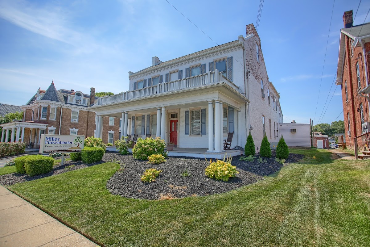 Miller-Finkenbinder Funeral Home & Crematory building in Elizabethtown, Pennsylvania