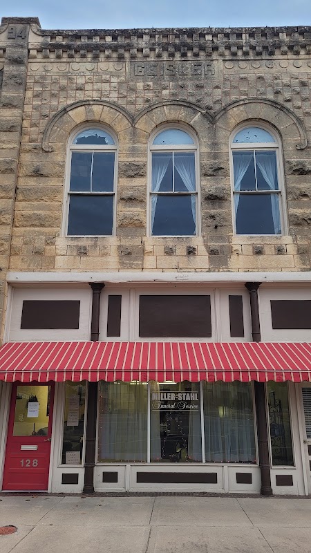 Miller-Stahl Funeral Service building in Newkirk, Oklahoma