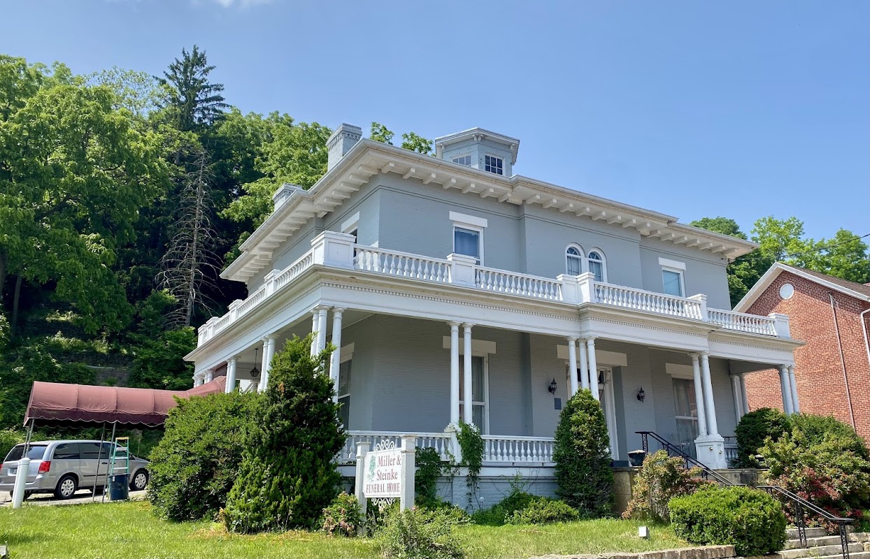 Miller-Steinke Funeral Home building in Galena, Illinois