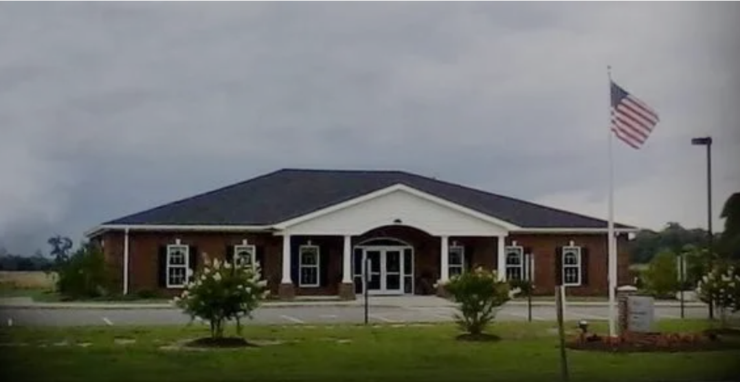 Miller & Van Essendelft Funeral Home building in Hertford, North Carolina