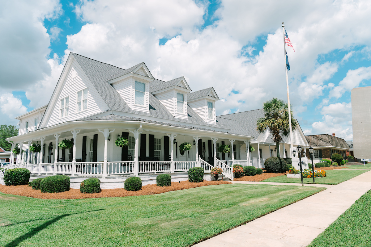Milton Shealy Funeral Home building in Leesville, South Carolina