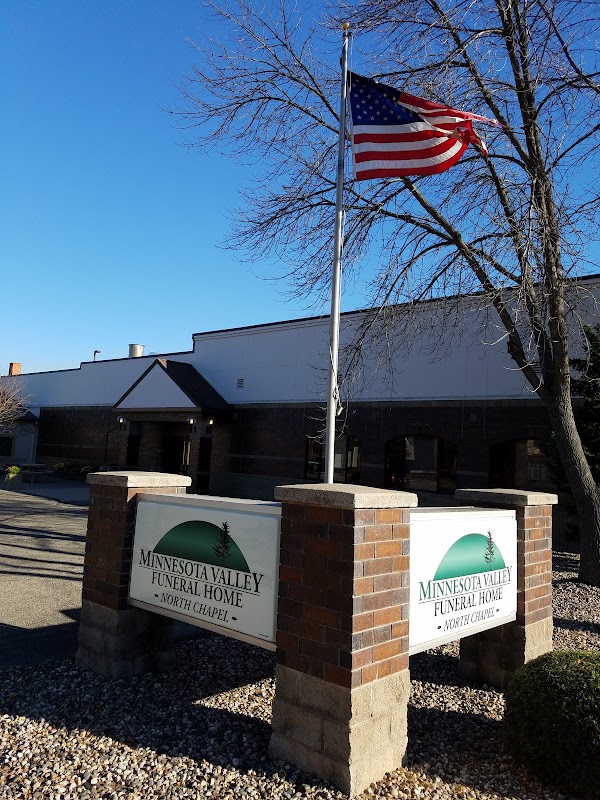 Minnesota Valley Funeral Home & Cremation Services building in Nicollet, Minnesota