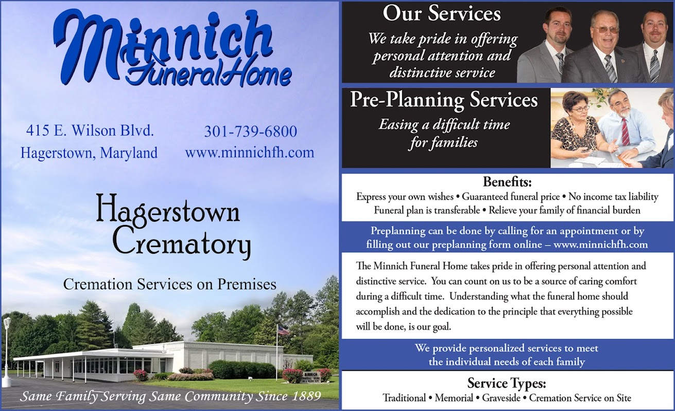 Minnich Funeral Home building in Hagerstown, Maryland