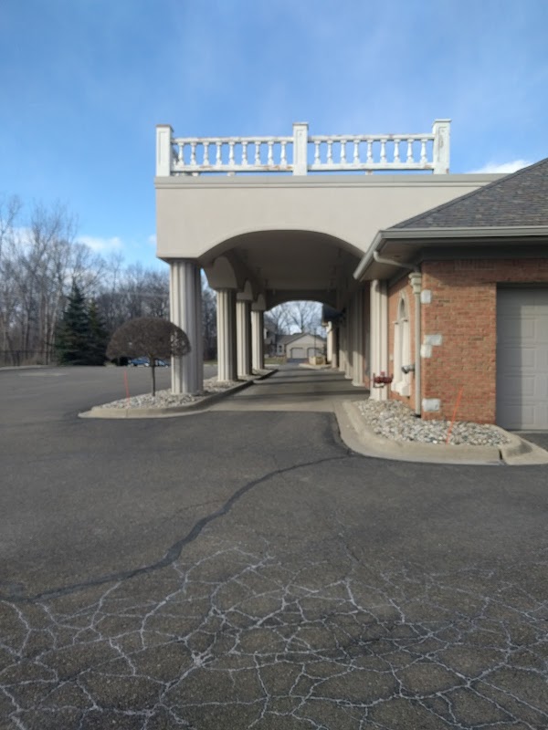 Modetz Funeral Home Silverbell Chapel building in Orion, Michigan