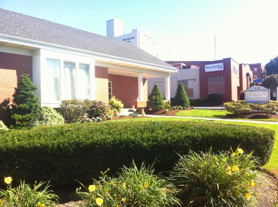 Molloy Funeral Home building in West Hartford, Connecticut