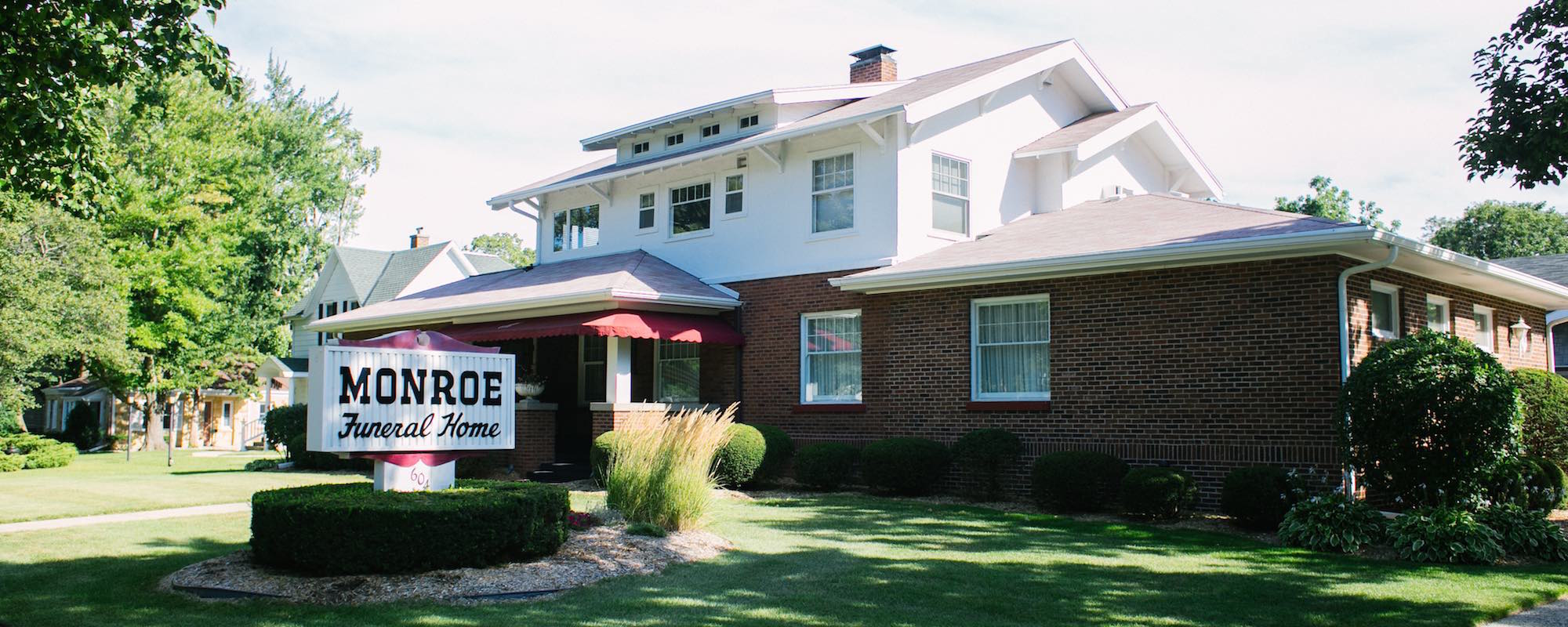 Monroe Funeral Home & Cremation Services building in Delavan, Wisconsin