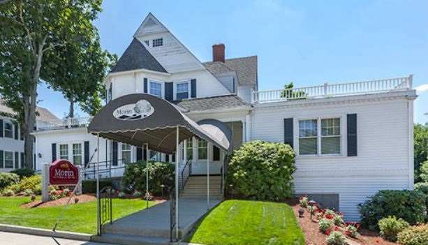 Morin Funeral Home building in Leicester, Massachusetts