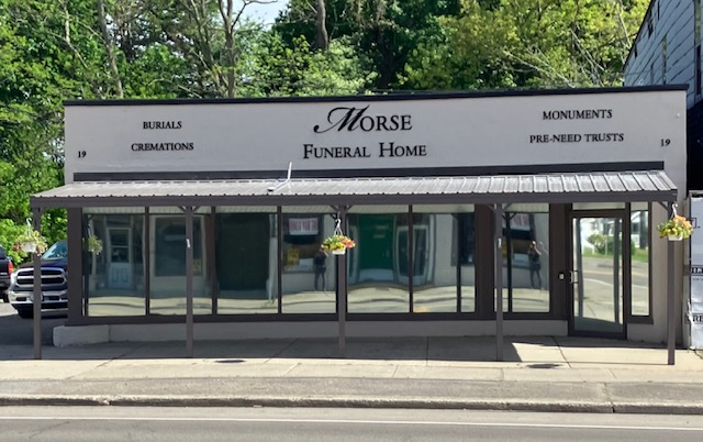 Morse Funeral Home building in Brocton, New York