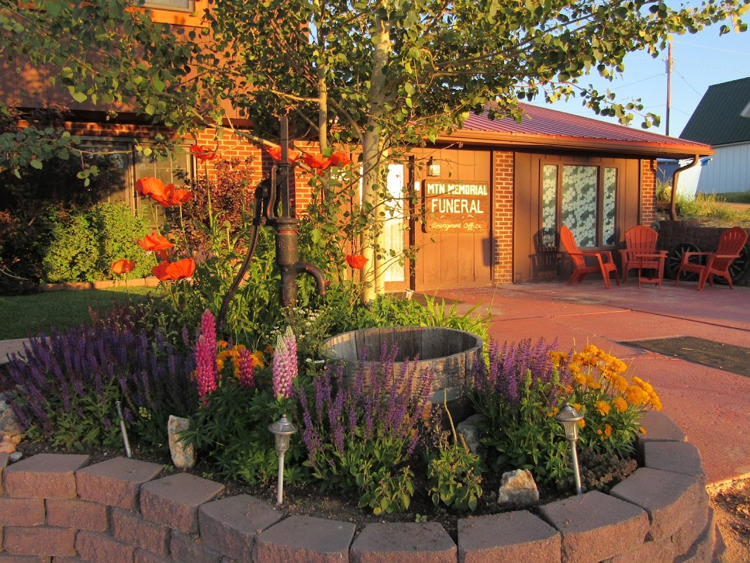 Mountain Memorial Funeral Home building in Divide, Colorado