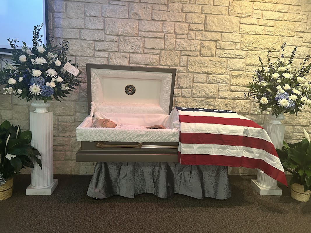 Mountain Valley Funeral Home building in Burleson, Texas