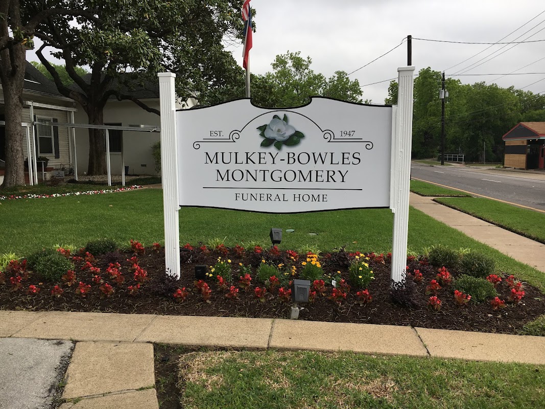 Mulkey-Bowles-Montgomery Funeral Home building in Denton, Texas