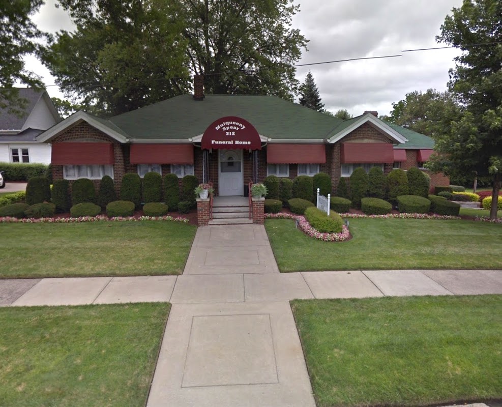 Mulqueeny Spear Funeral Home building in Fairport Harbor, Ohio