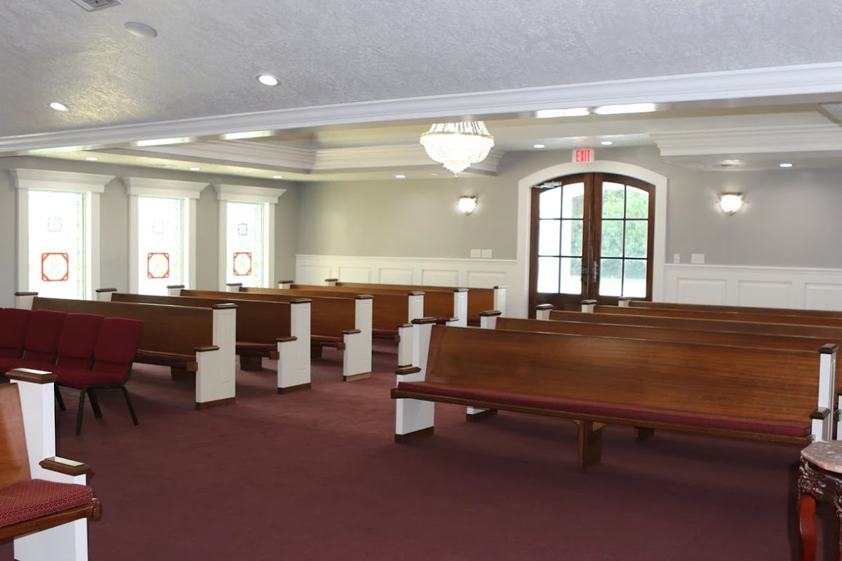 Myers Colonial Funeral Home building in Deridder, Louisiana
