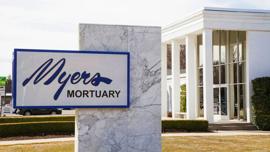 Myers Mortuaries building in Ogden, Utah