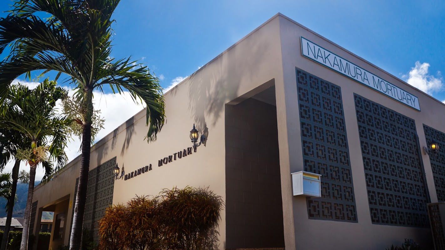 Nakamura Mortuary building in Wailuku, Hawaii