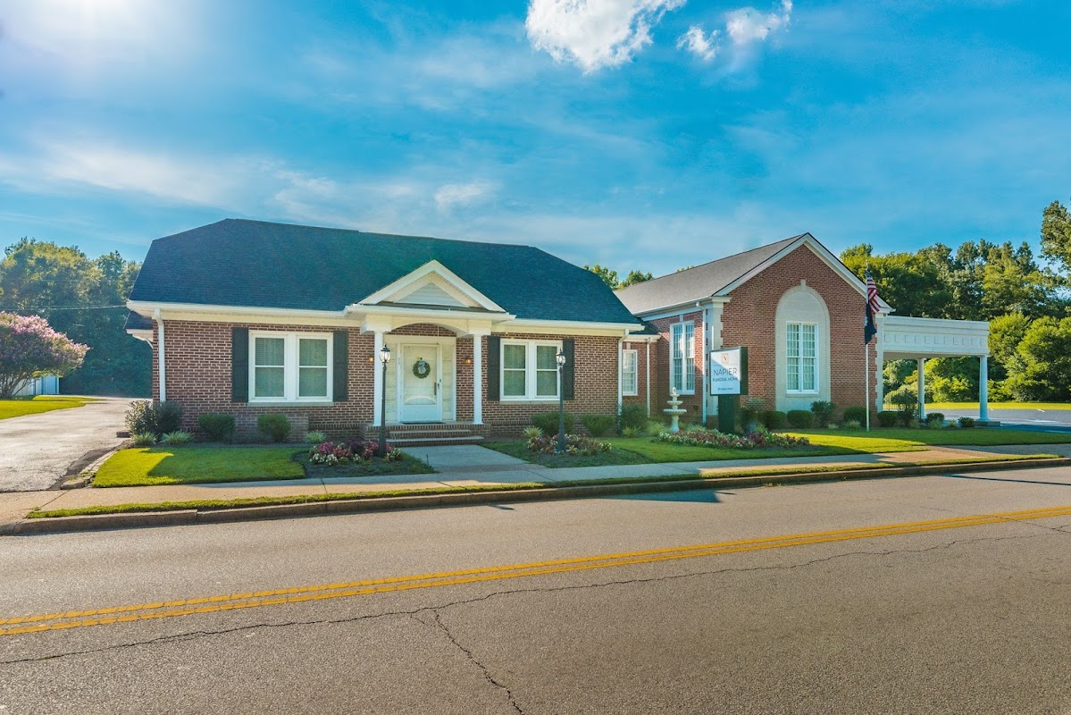 Napier Funeral Home building in Graniteville, South Carolina