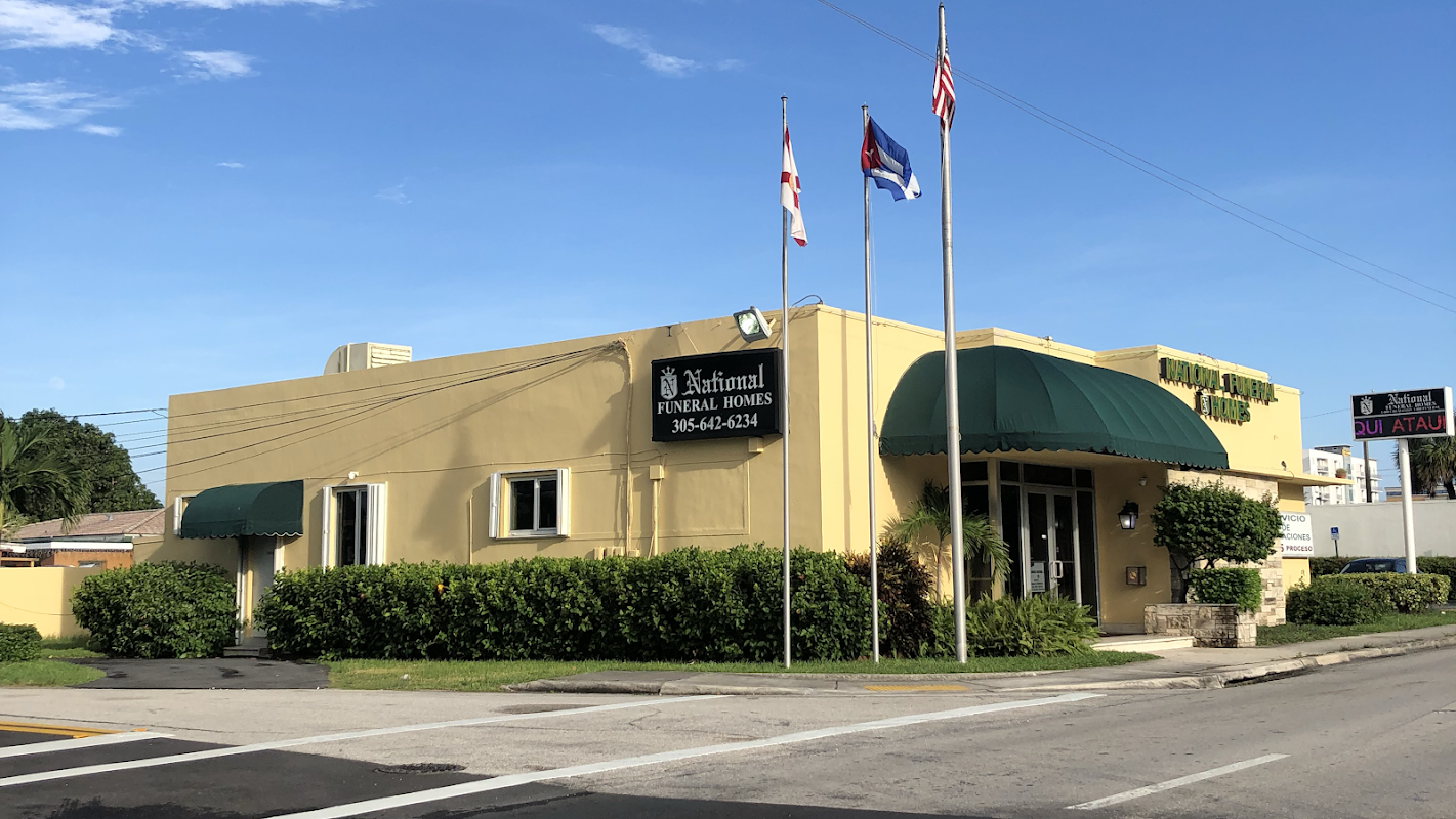 National Funeral Home building in Miami, Florida