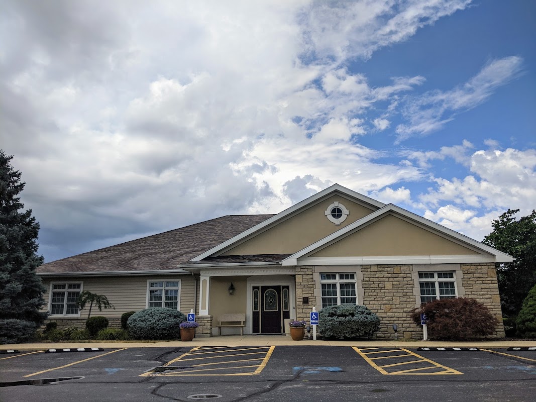 Neidecker-LeVeck & Crosser Funeral Home building in Lakeside, Ohio