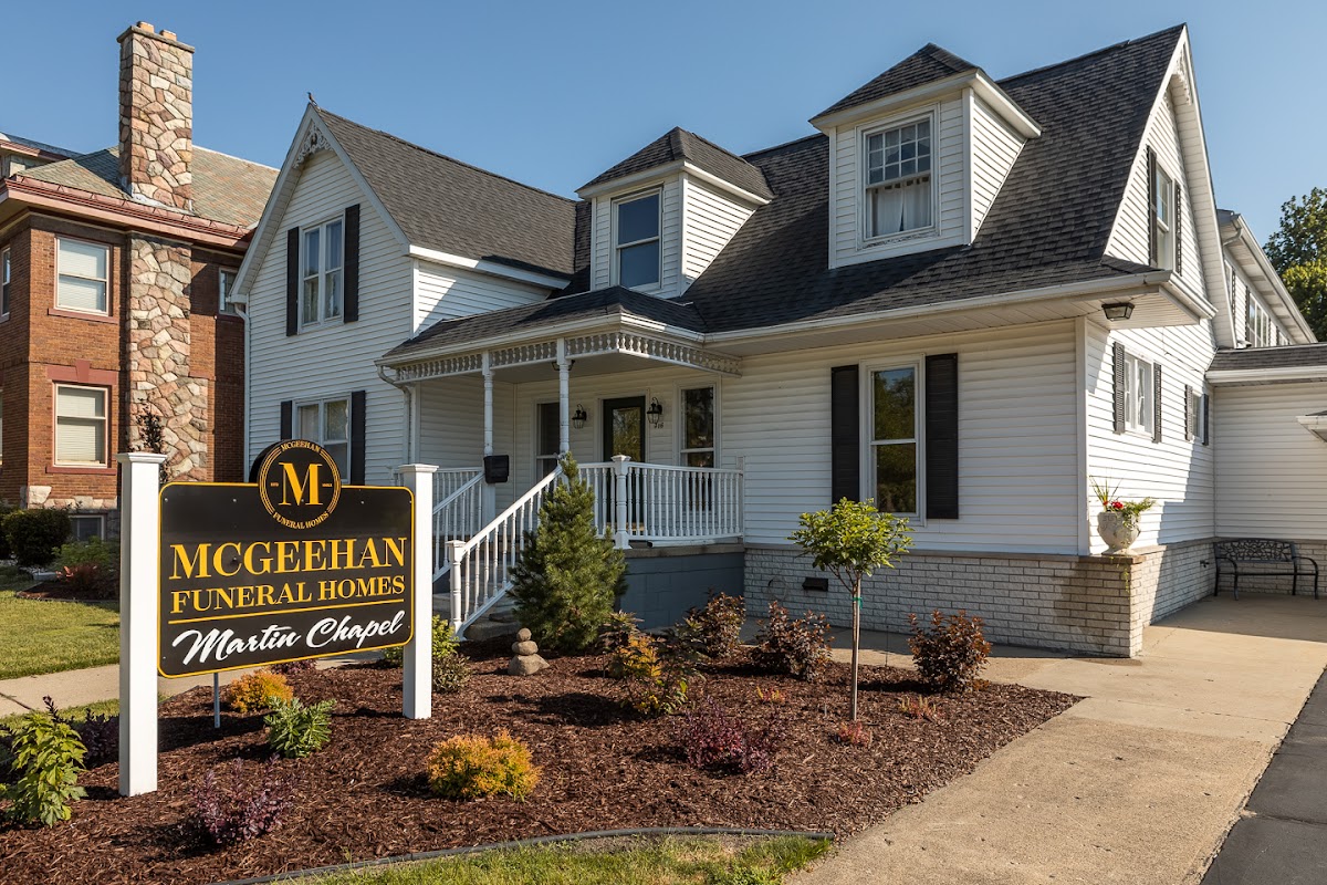 Nelson-House Funeral Homes Martin Chapel building in Chesaning, Michigan