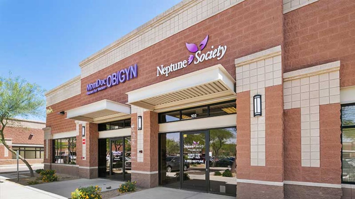 Neptune Society Cremation Services building in Tempe, Arizona