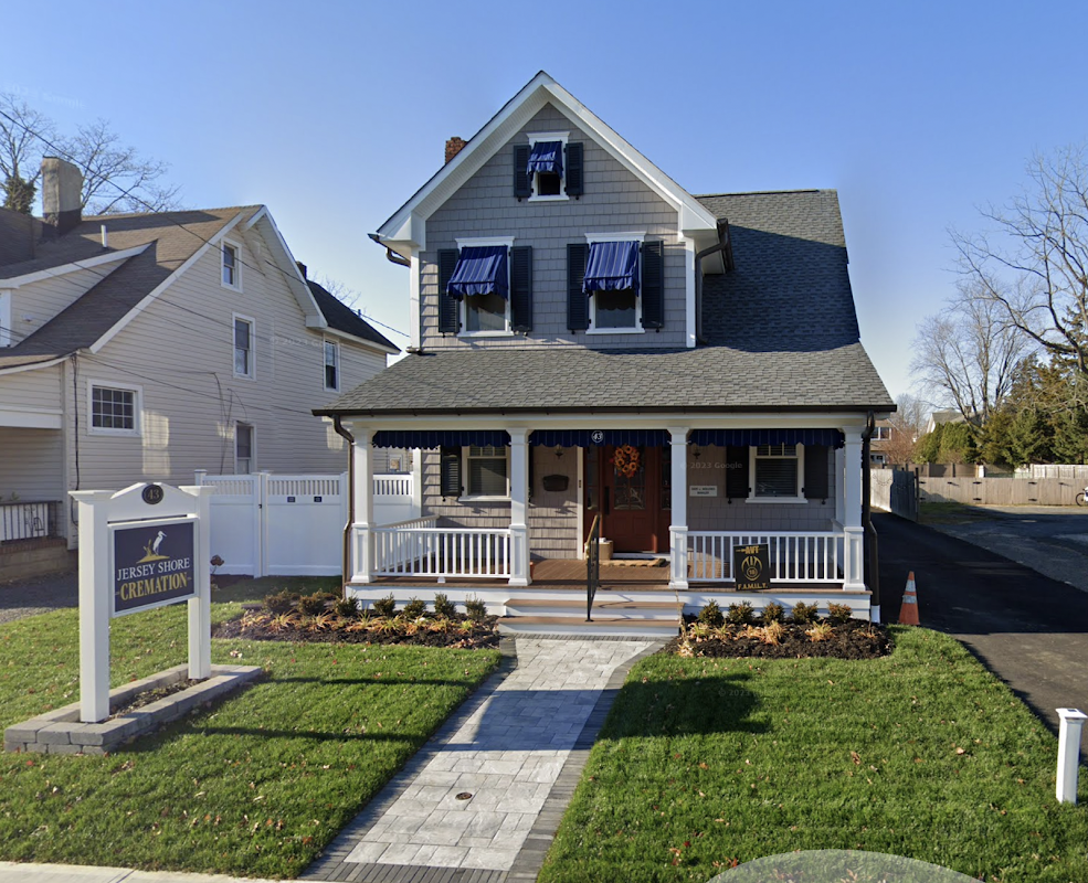 New Jersey Funeral Directors Services building in Manasquan, New Jersey